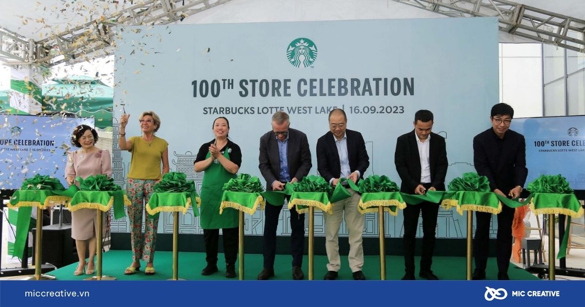 Starbuck khai trương cửa hàng thứ 100 tại Việt Nam vào tháng 9/2023