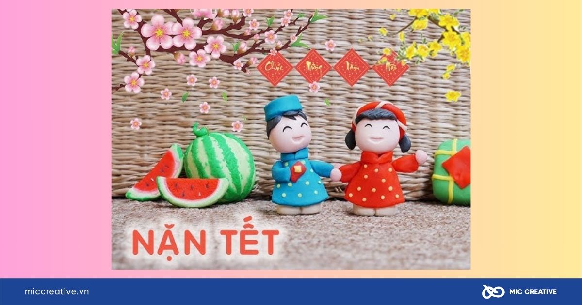 Trang trí từ bột nặn