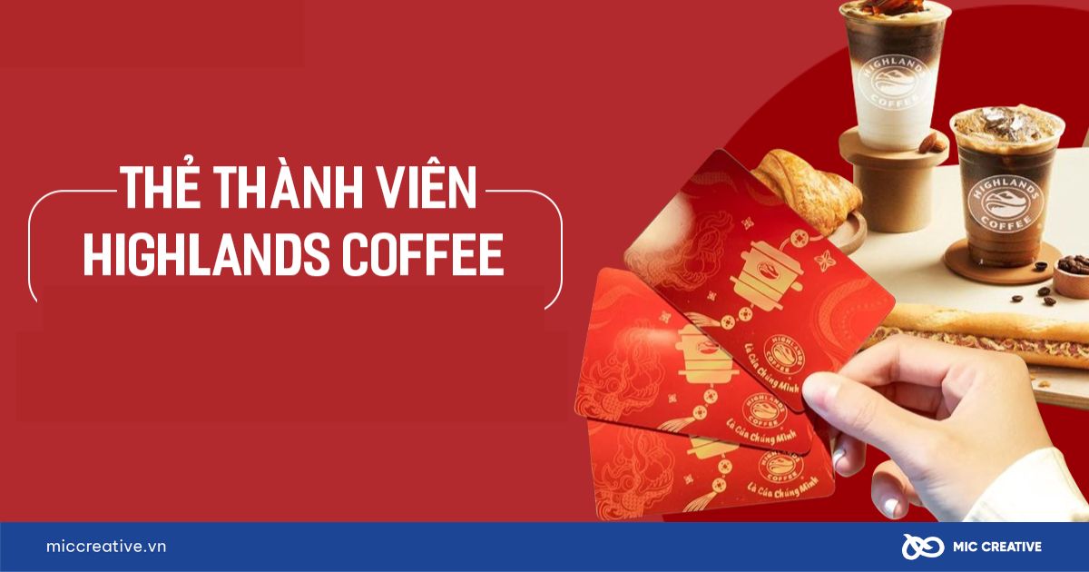 Thẻ thành viên của Highlands Coffee