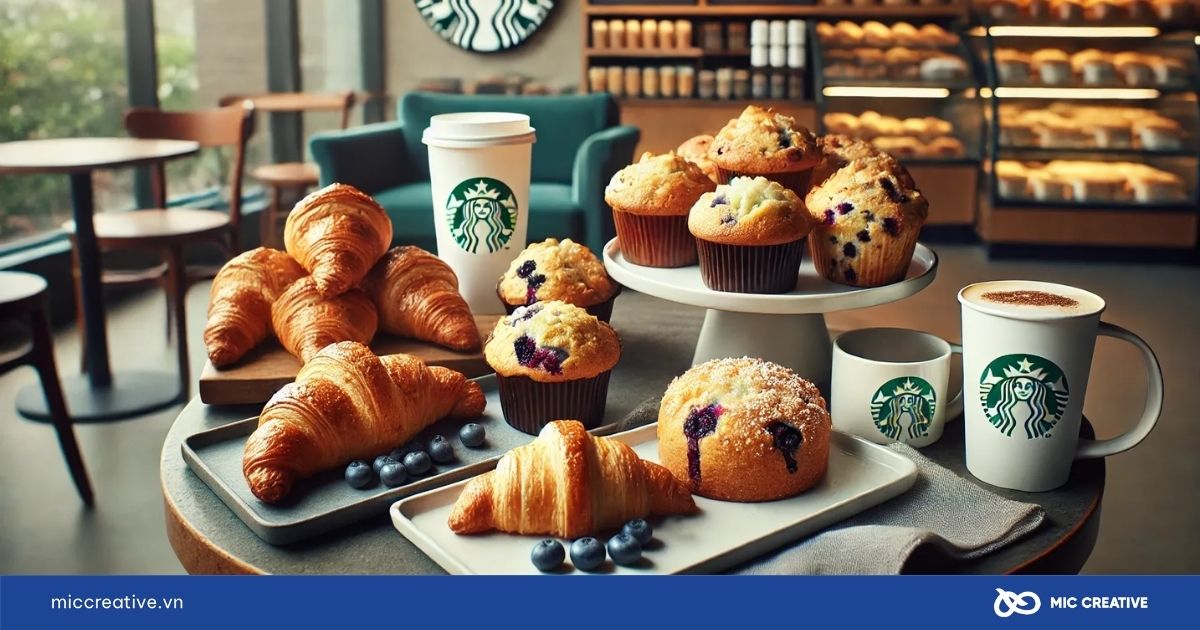 Thực đơn phong phú của Starbucks