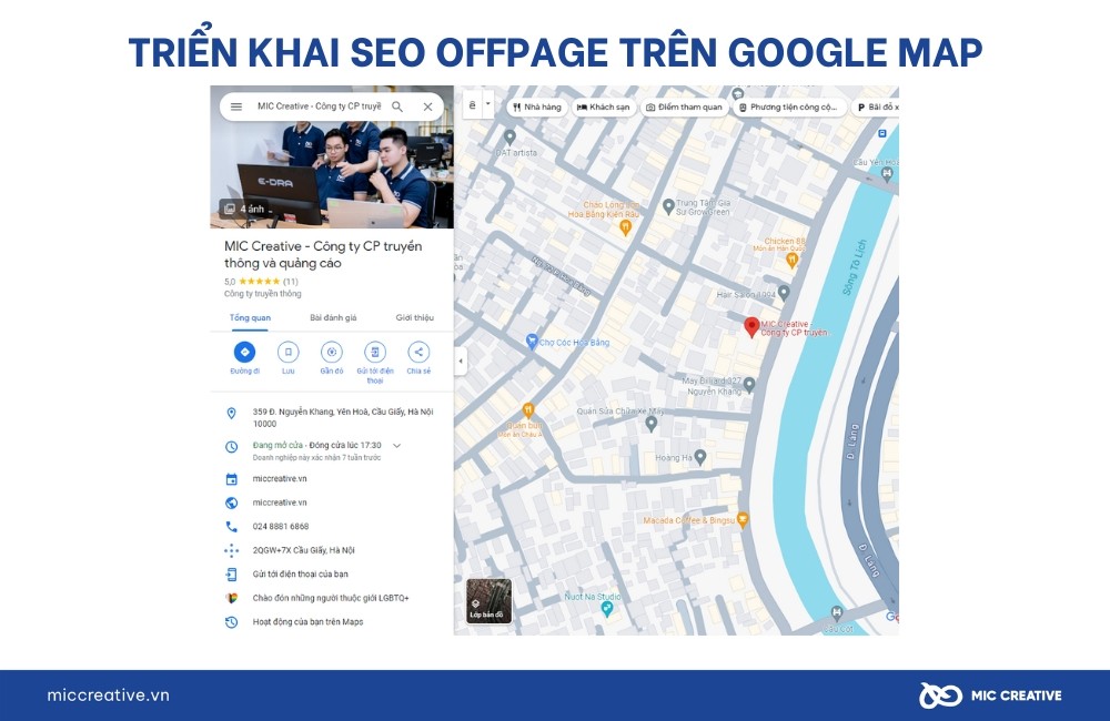 SEO Onpage and Offpage là gì: triển khai Google Map