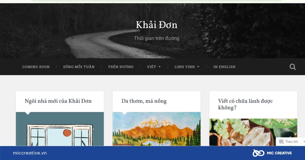 Website loại hình blog