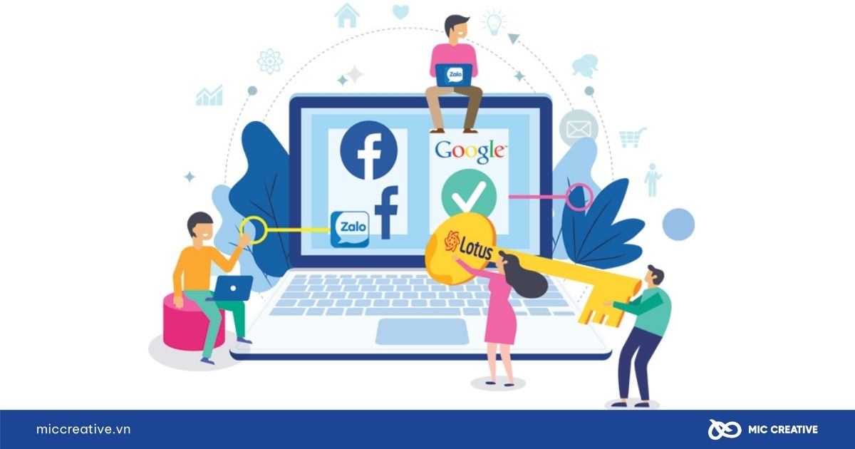 Liên kết website và các kênh xã hội