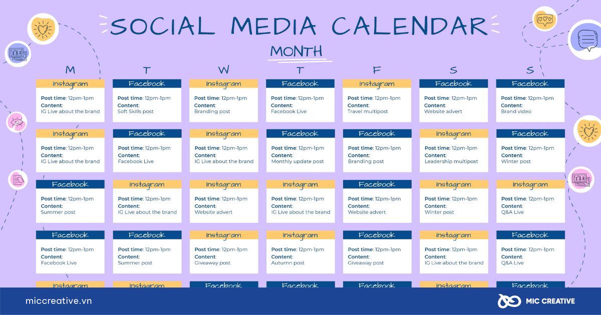 Content Calendar là gì?