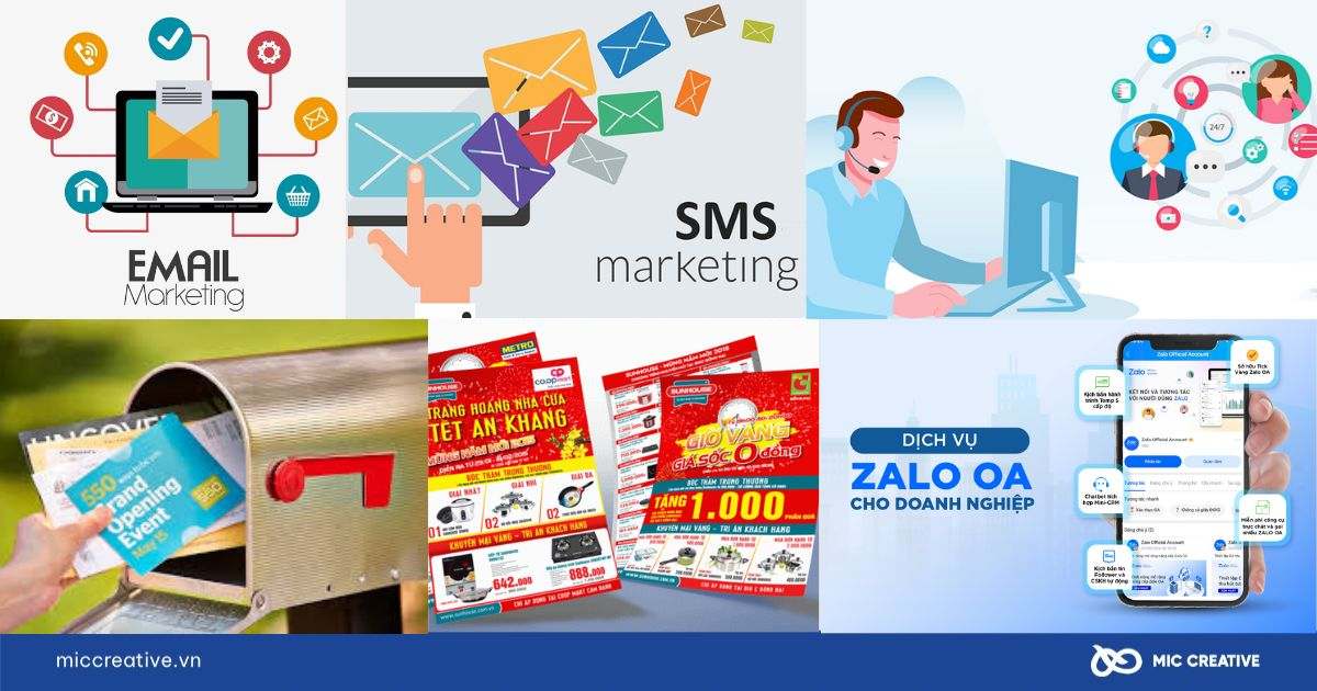 Các hình thức marketing trực tiếp phổ biến