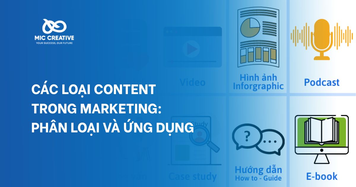 Các loại content trong marketing: Phân loại và ứng dụng
