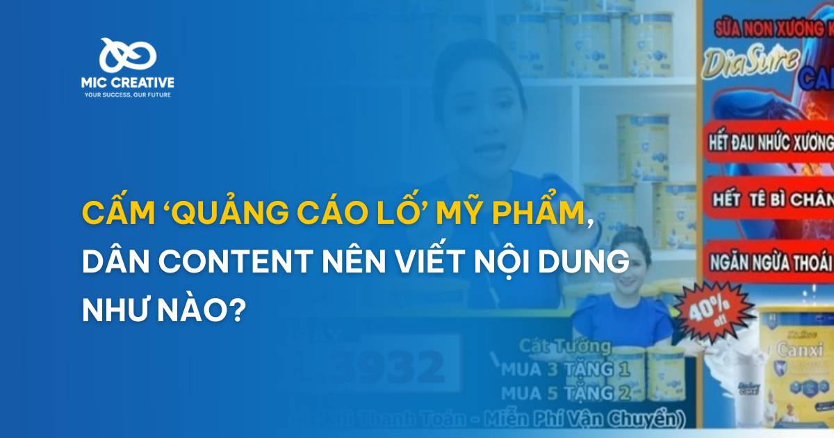 Cấm quảng cáo lố mỹ phẩm