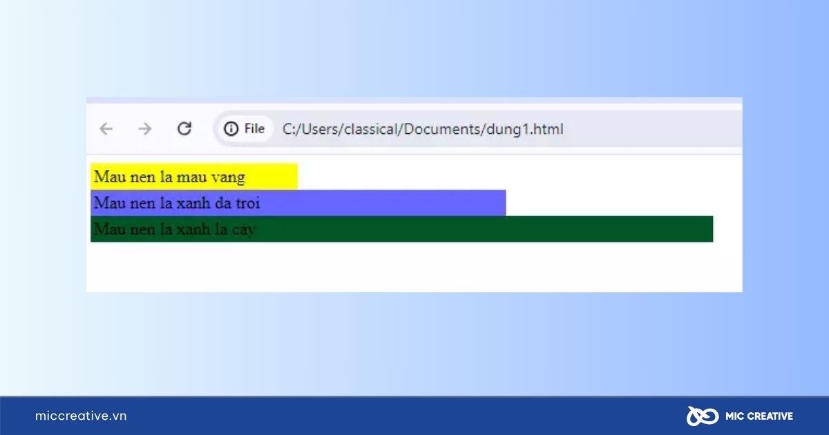 Chạy một tập tin HTML