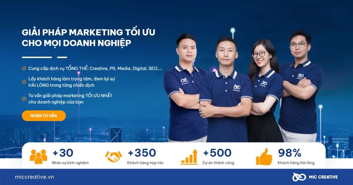 Dịch vụ marketing online trọn gói tại MIC Creative