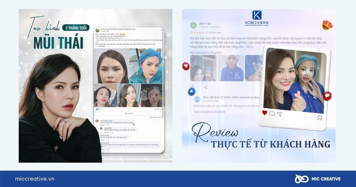 Mẫu testimonial ngành làm đẹp – chăm sóc sức khỏe
