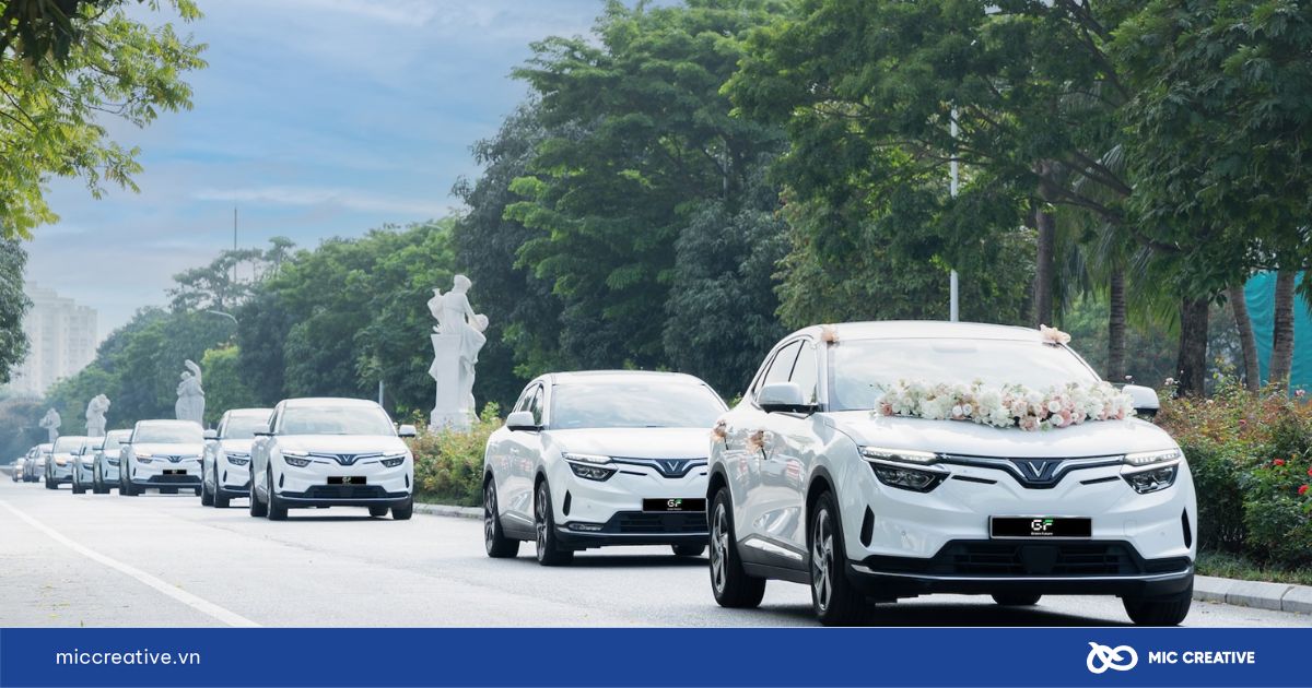 Lợi ích truyền thông từ dịch vụ cho thuê xe cưới Green Future