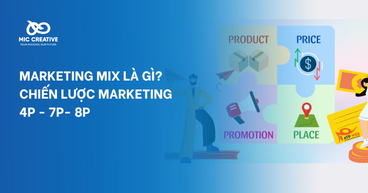 Marketing mix là gì? Mô hình 4P - 7P- 8P trong marketing