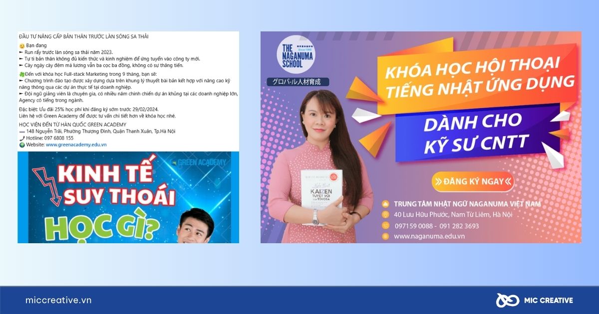 Quảng cáo ngành giáo dục đào tạo