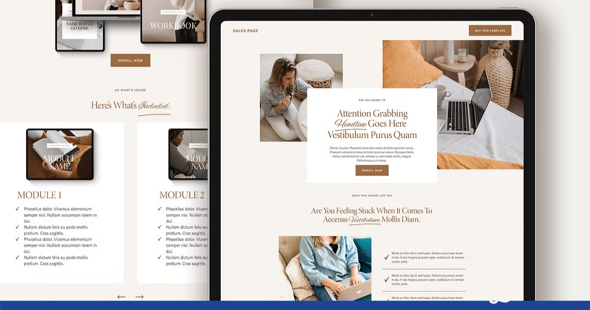 Sales kit dạng landing page hoặc microsite