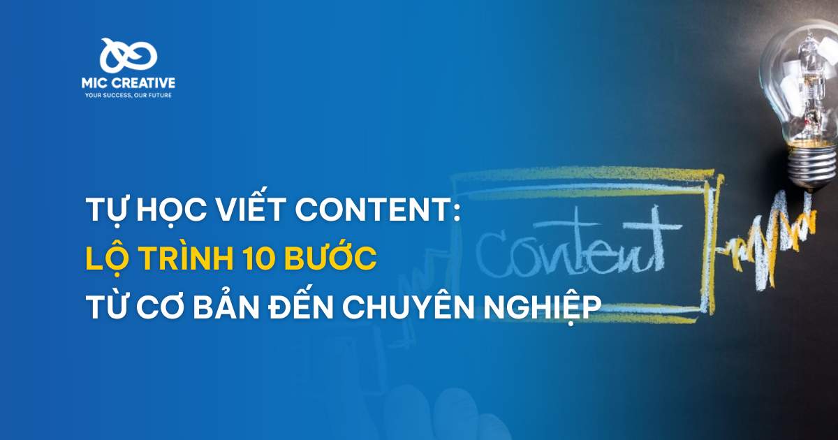 Học viết content: Lộ trình 10 bước tự học cho người mới