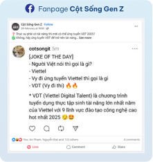 Dự án truyền thông tuyển dụng Viettel Group 37