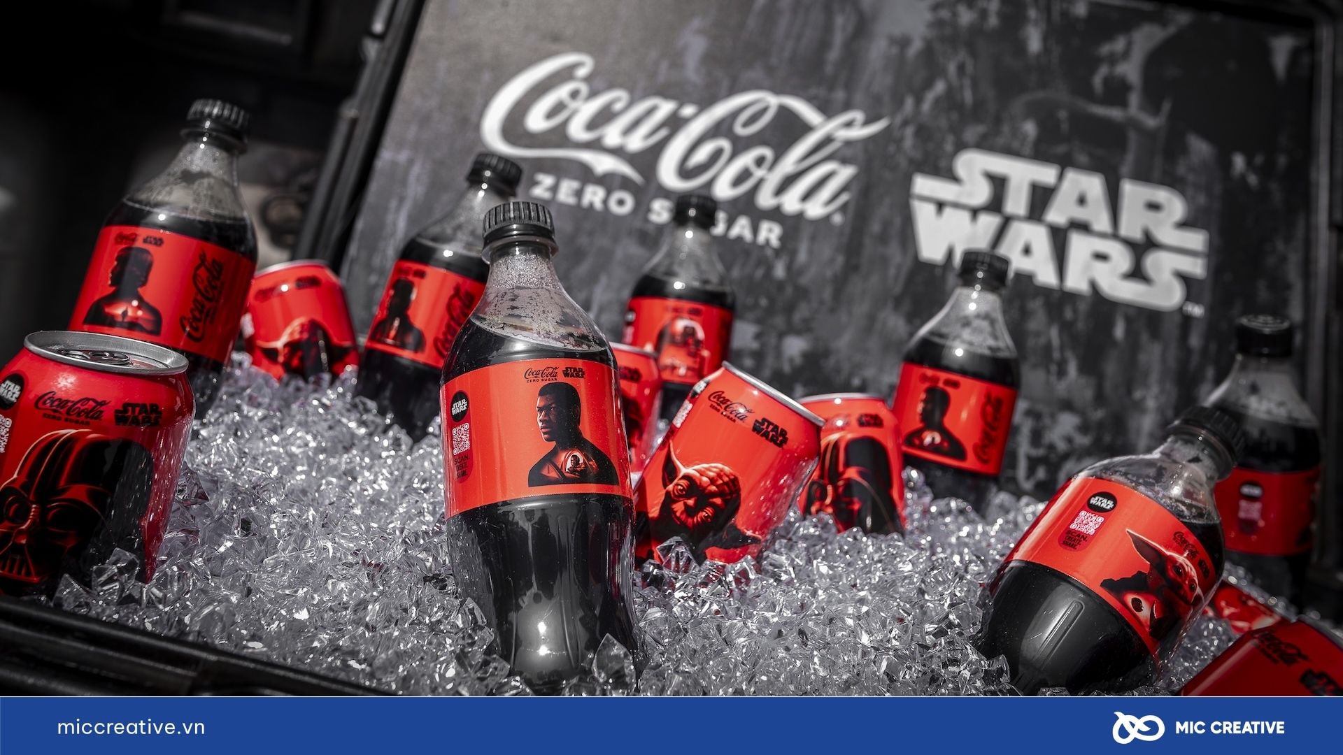 Các nhân vật Star Wars được in trên bao bì
