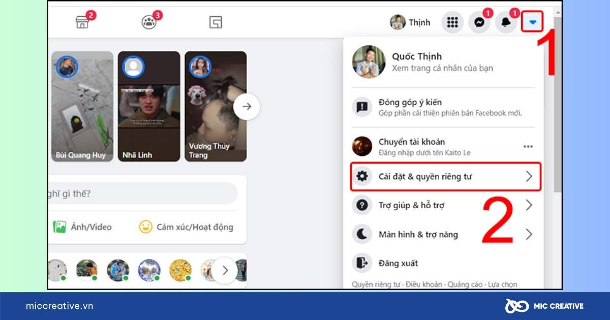 vô hiệu hóa tài khoản Facebook