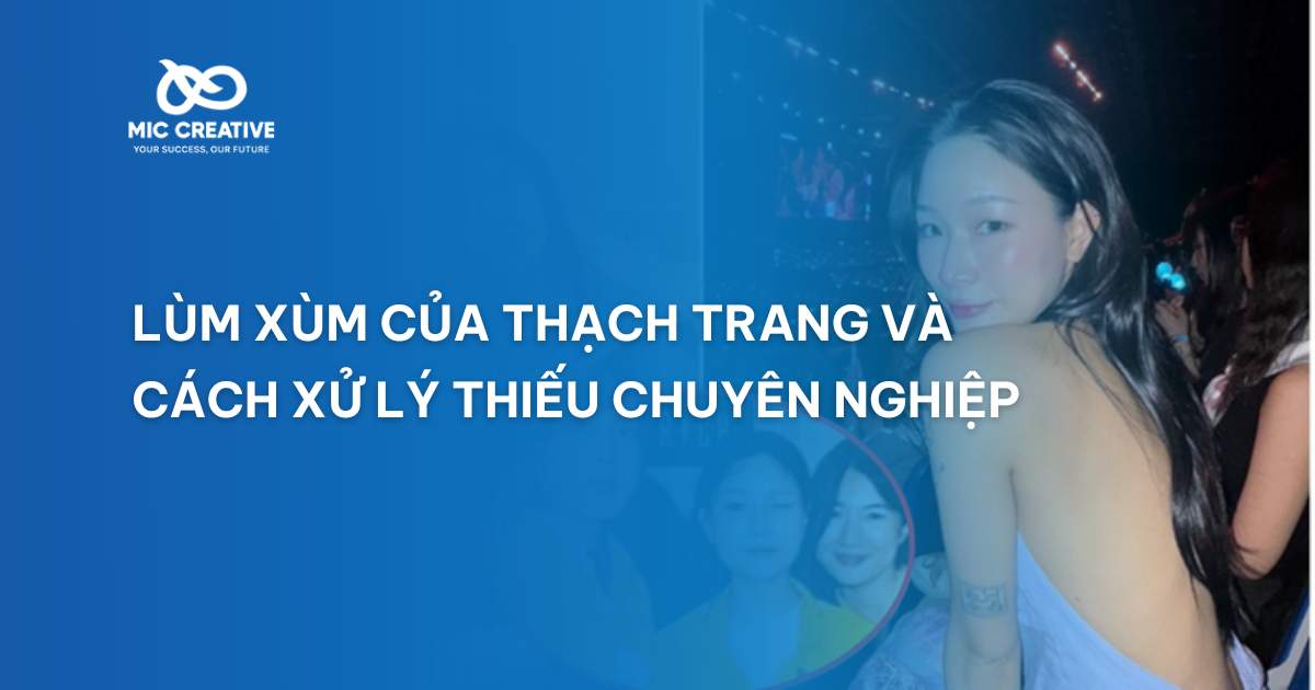 Lùm xùm của Thạch Trang và cách xử lý thiếu chuyên nghiệp