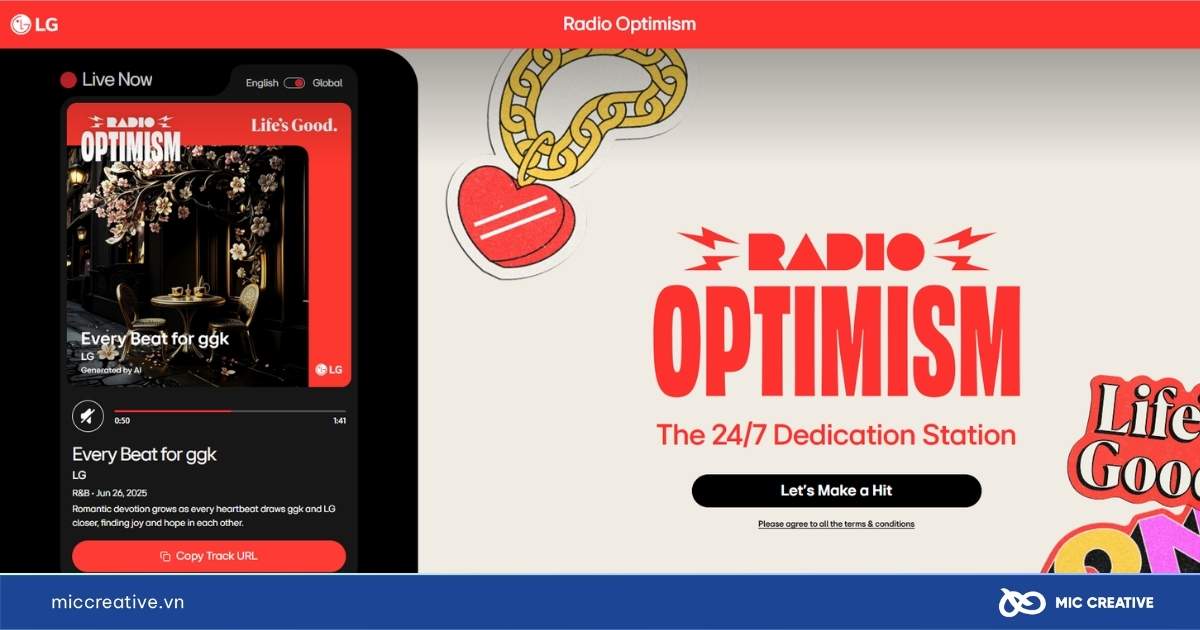 chiến dịch radio optimism của LG