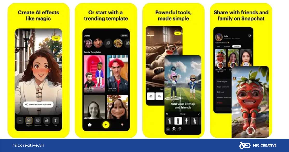 Snapchat ra mắt Lens studio