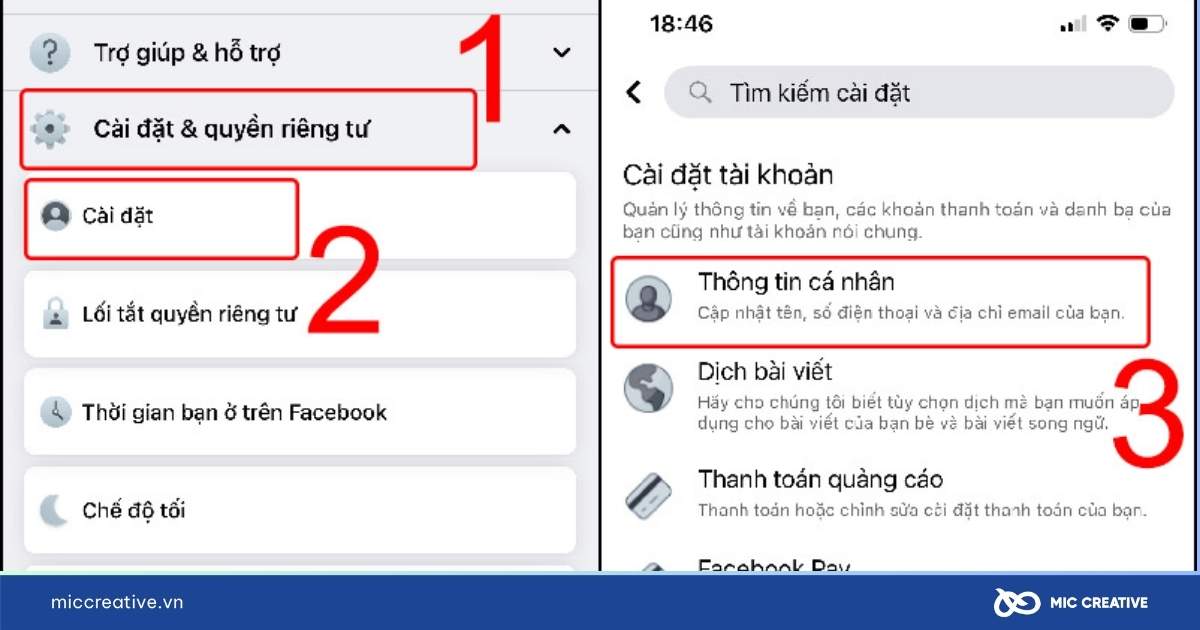 vô hiệu hóa tài khoản Facebook