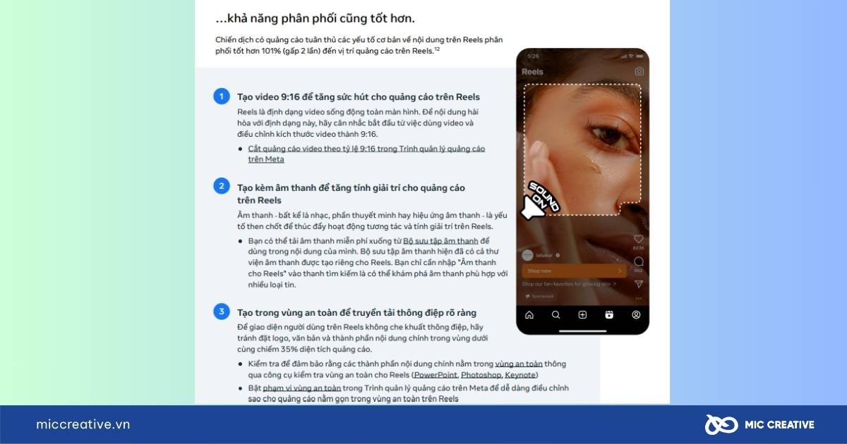 Meta chia sẻ bí quyết tối ưu quảng cáo Reels