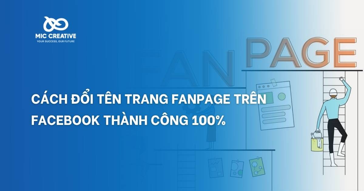 cách đổi tên trang fanpage trên facebook