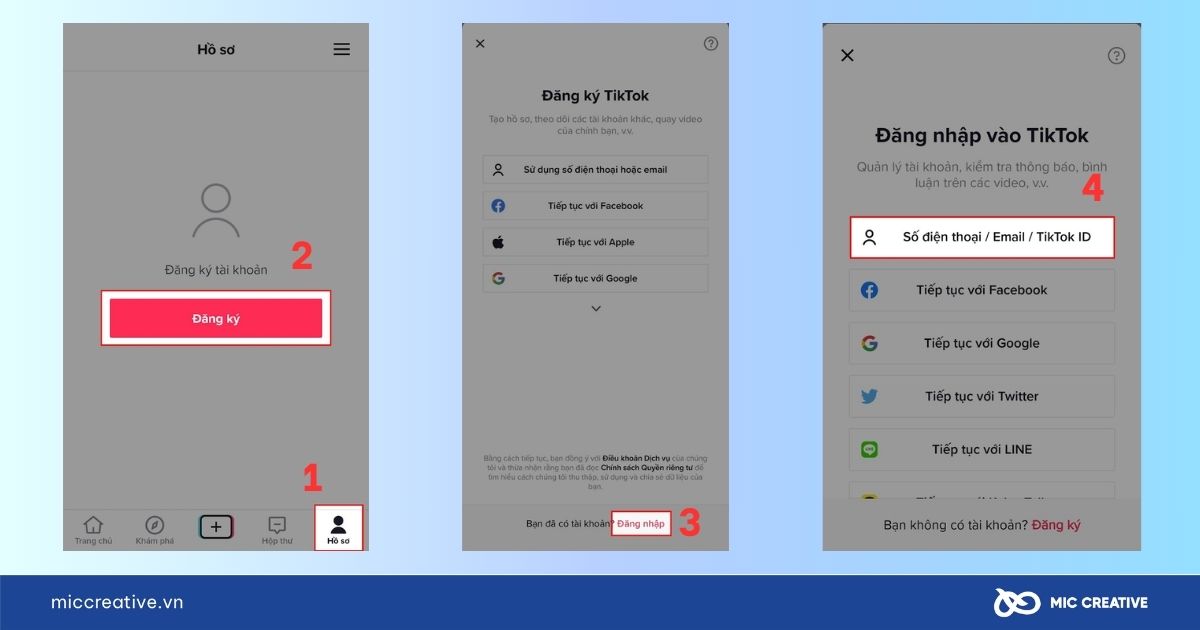 Cách lấy lại mật khẩu TikTok bằng Số điện thoại đã đăng ký