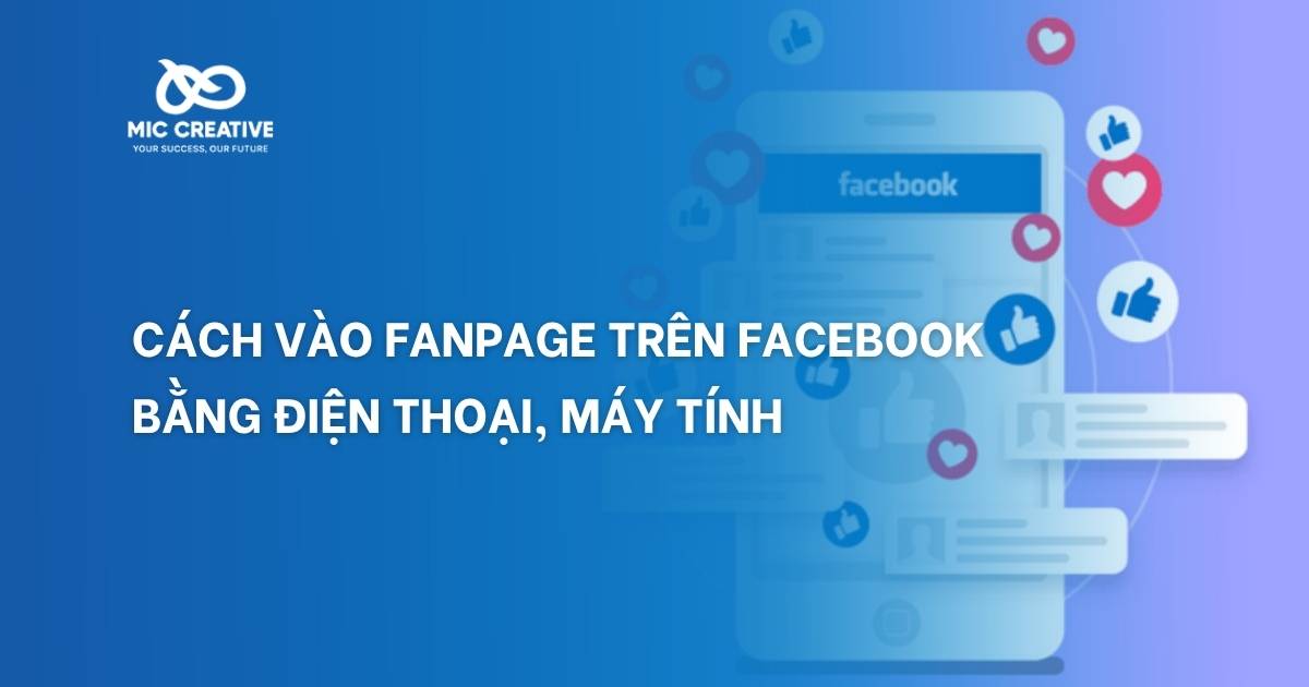 cách vào fanpage trên facebook