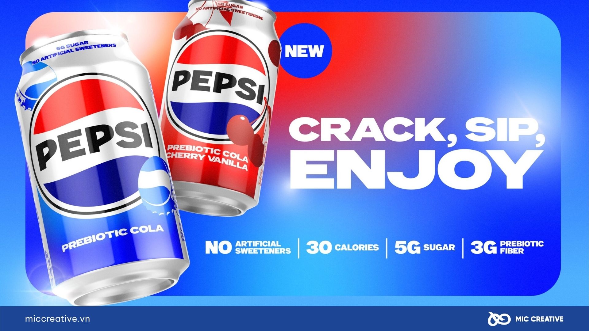 Chiến lược đa chiều của PepsiCo với Prebiotic Cola