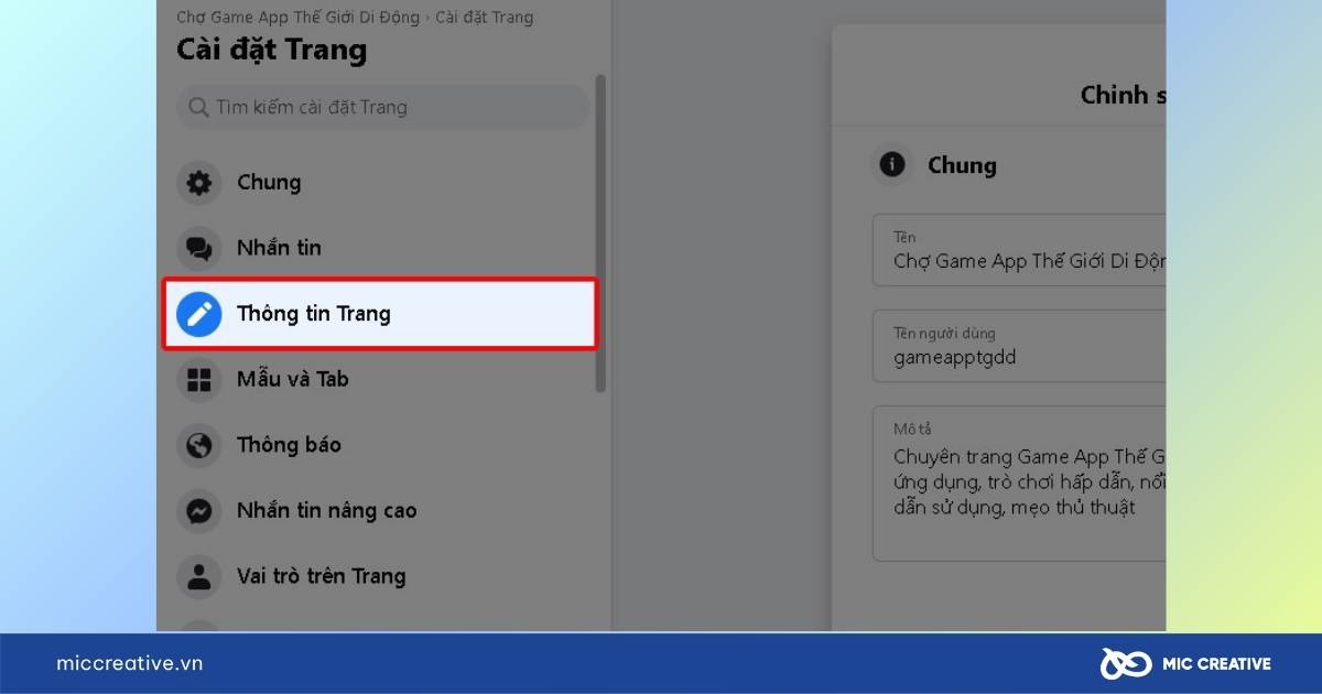 đổi url fanpage facebook