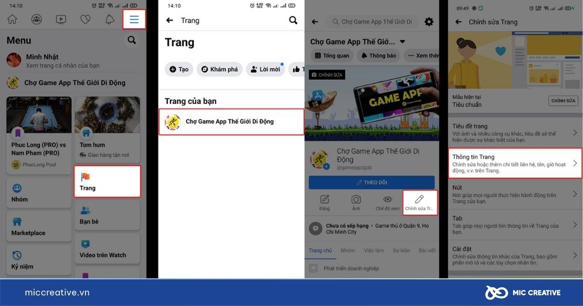 cách đổi tên trang fanpage trên facebook