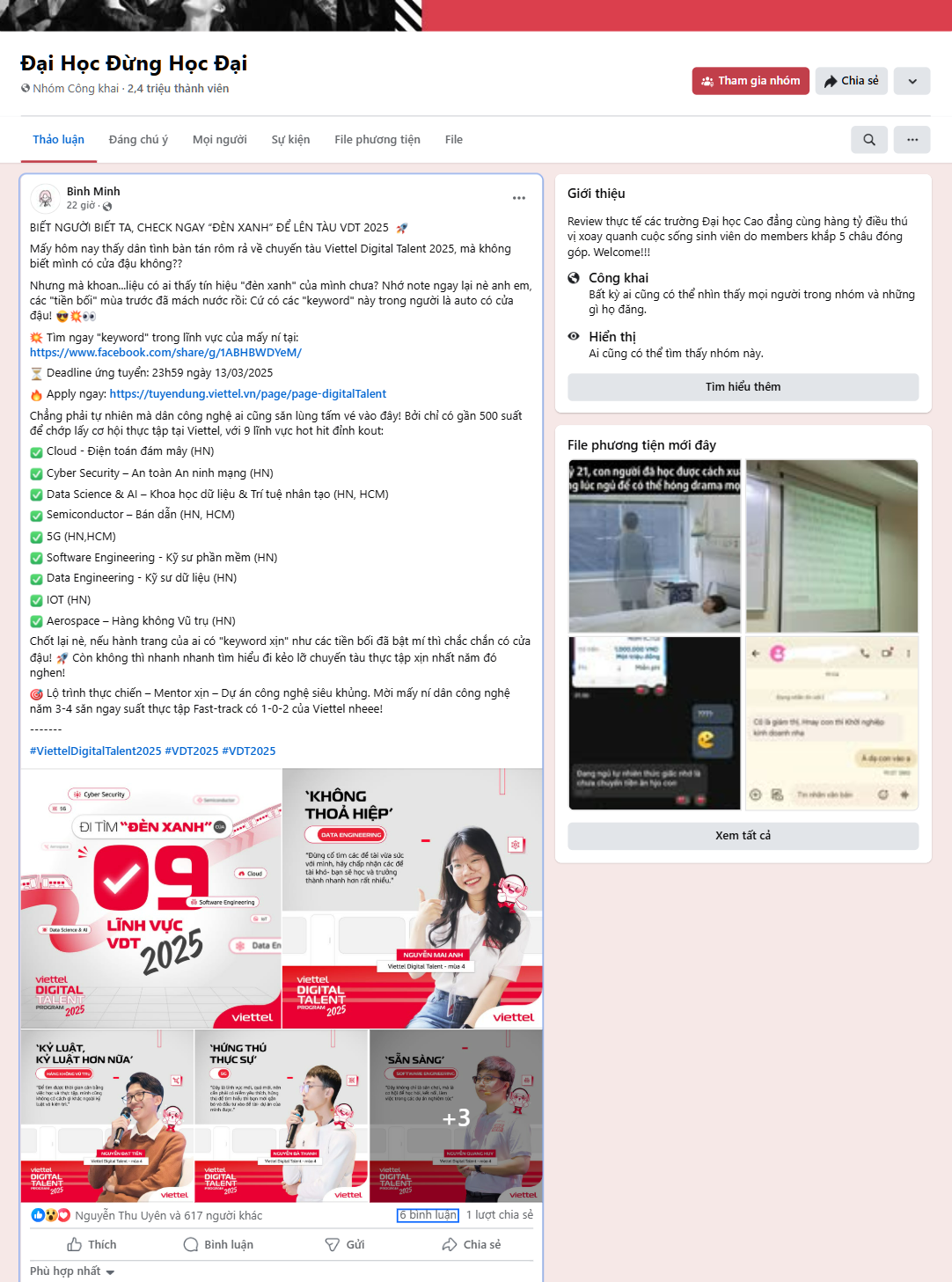 Dự án truyền thông tuyển dụng Viettel image 8