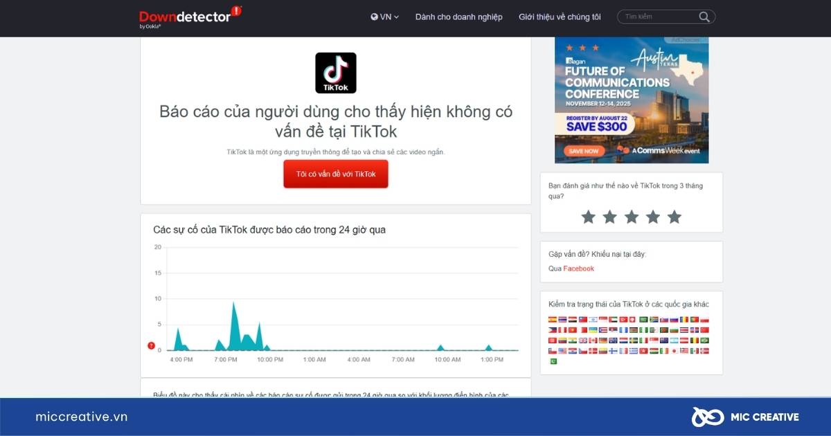 lỗi TikTok không xem được video