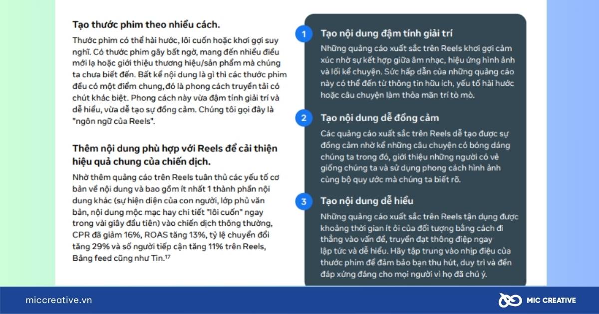 Meta chia sẻ bí quyết tối ưu quảng cáo Reels