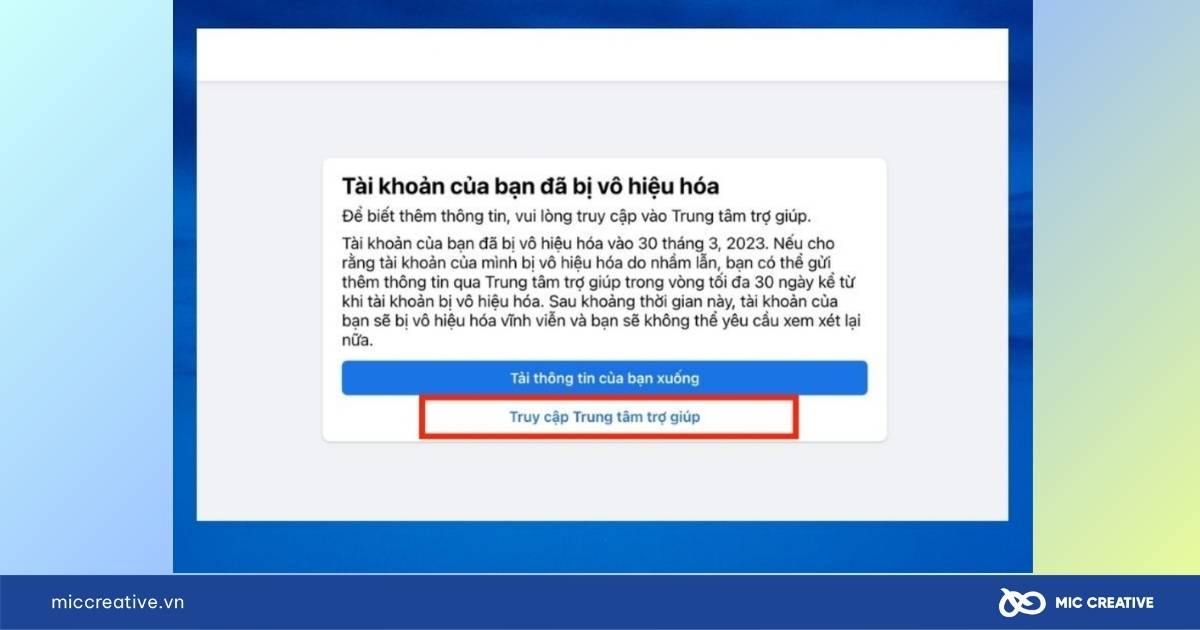 Tại sao không tạo được fanpage trên Facebook