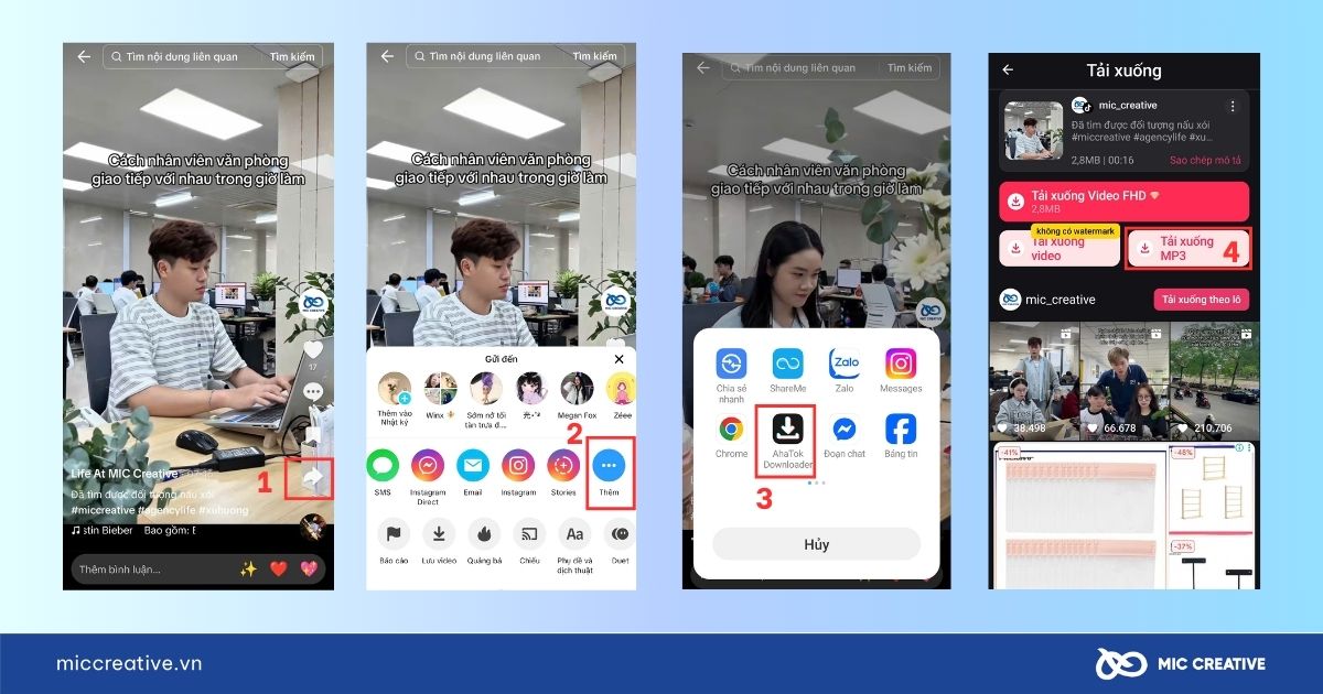 Tải nhạc TikTok MP3 theo cách 2