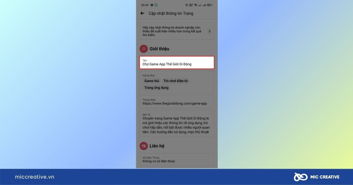 cách đổi tên trang fanpage trên facebook
