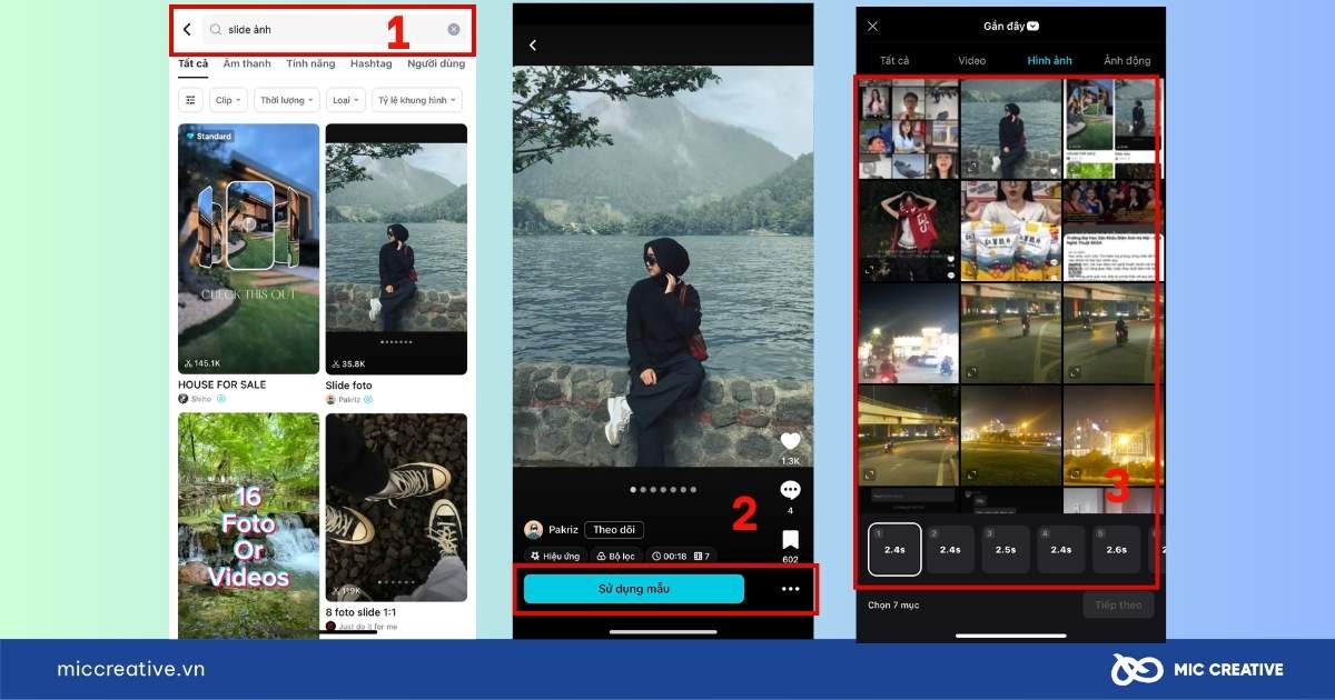cách làm video tiktok từ ảnh có sẵn