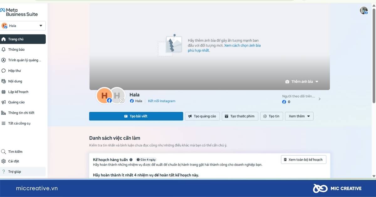 cách vào fanpage trên facebook