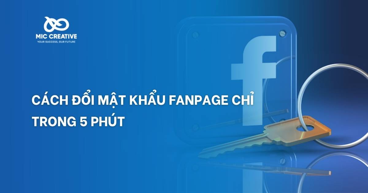 cách đổi mật khẩu fanpage facebook