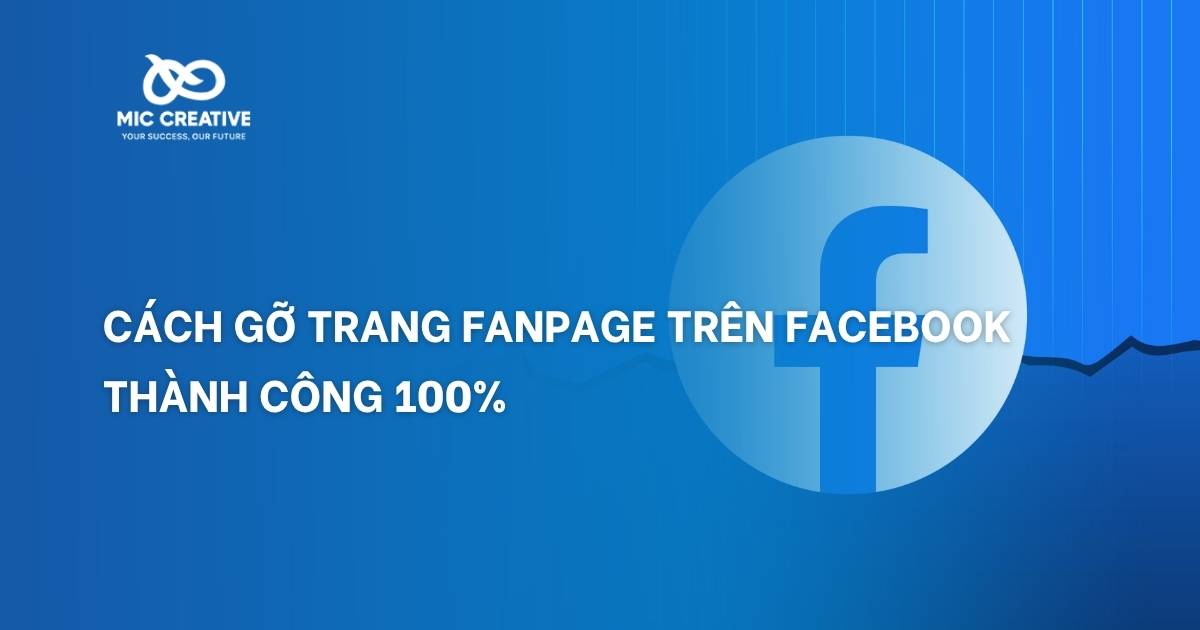 cách gỡ trang fanpage trên facebook