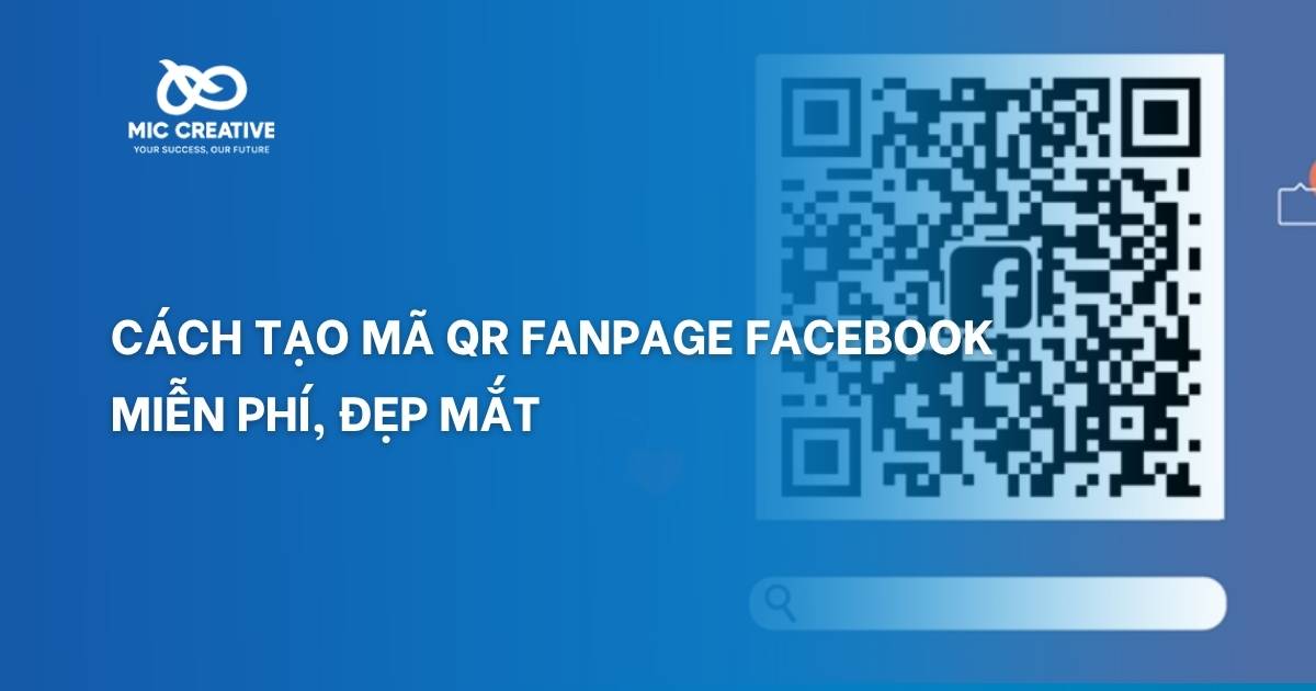 tạo mã qr fanpage facebook