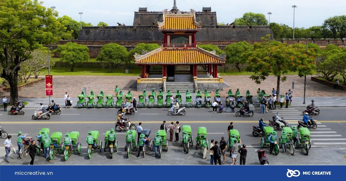 Chiến lược Marketing với dịch vụ Grab xích lô ở Huế