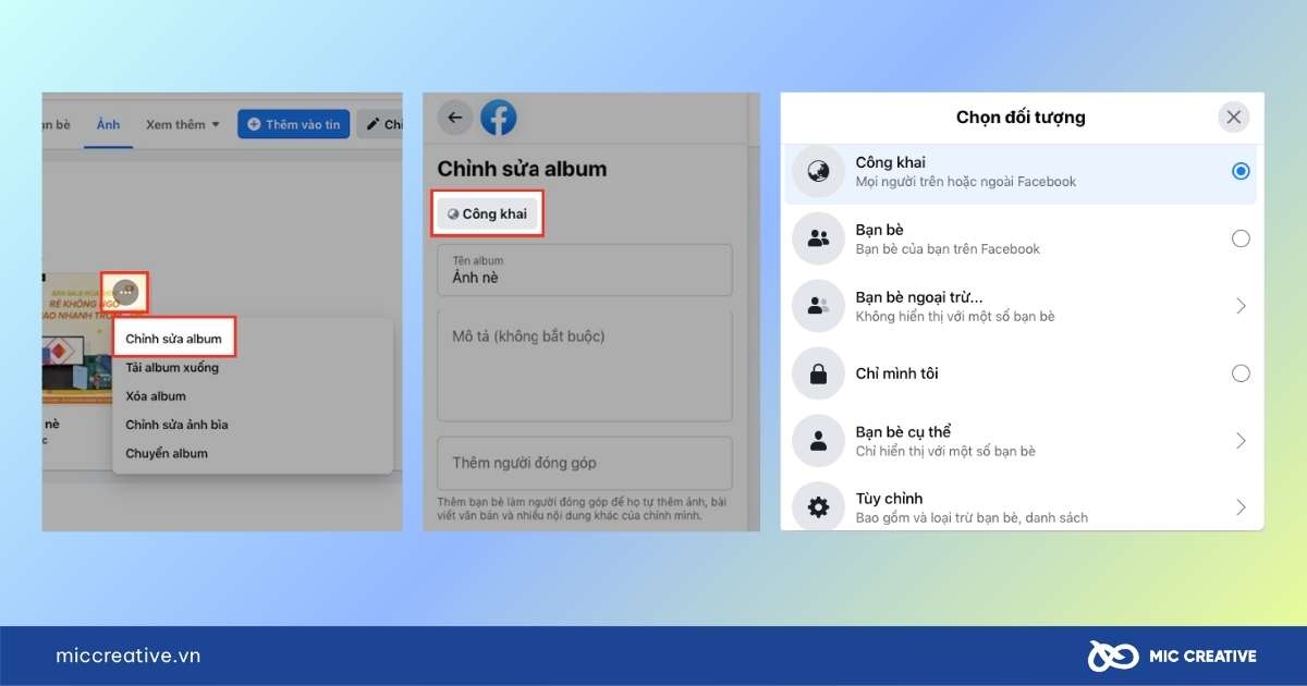 cách ẩn thông tin cá nhân trên facebook