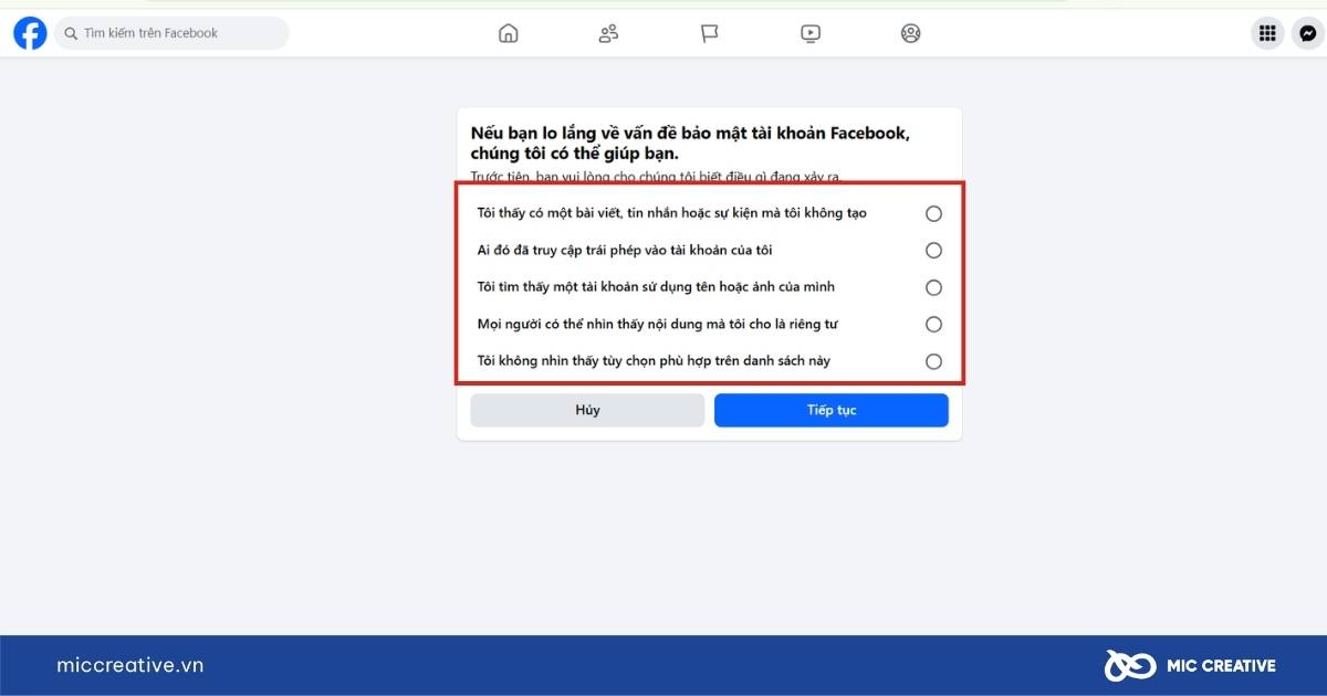 cách mở lại fanpage trên Facebook