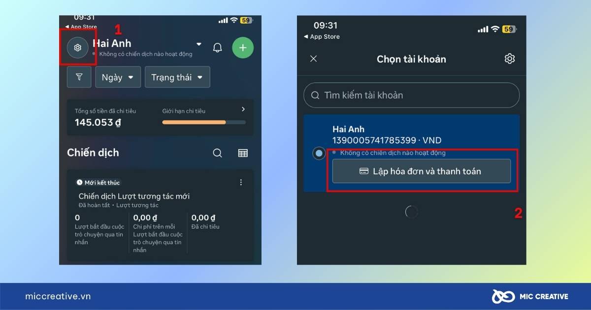 Thanh toán quảng cáo Facebook
