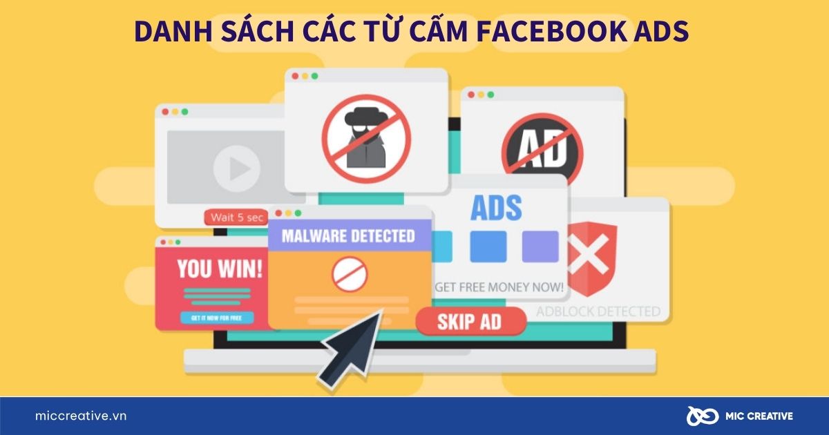 Danh sách các từ cấm Facebook Ads cần tránh