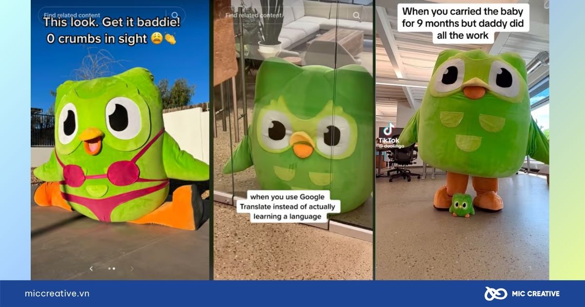 Duolingo gây bão nhờ concept Unhinged Content